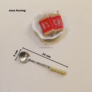 INS Pearl Stainless Steel Cutlery Minju/Sendok Garpu Mutiara Estetik/Peralatan Makan Aesthetic ala Korea/Korean Home Cafe Cutlery