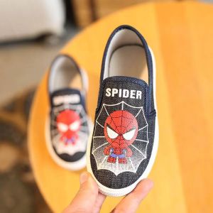 Kids Princess Shoes Slip On Canvas Shoes For Girls Cute Cartoon Casual Rubber Shoes Comfortable Toddler Shoes