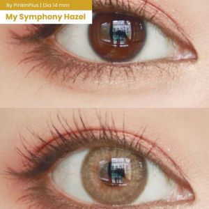 Softlens OLALILA My Symphony Hazel Natural Lens / Softlen 14mm By Pinkin Plus Normal Only