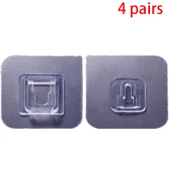 1PAIR/SET DOUBLE-SIDED ADHESIVE Wall Hooks Super Strong Self