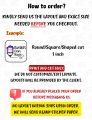 Customized Sticker Logo, Label Sticker price per A4 sheet any size, Glossy or Matte Laminated Sticker, Print and Cut,. 