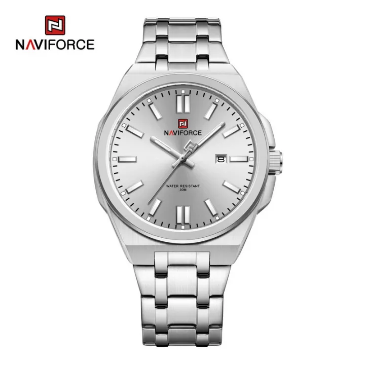 นาฬิกาลำลอง Naviforce นาฬิกาข้อมือผู้ชาย สปอร์ตแฟชั่น รุ่น NF9226 สายสแตนเลส กันน้ำ ระบบอนาล็อก ประกันศูนย์ไทย By ร้าน Have a nice time