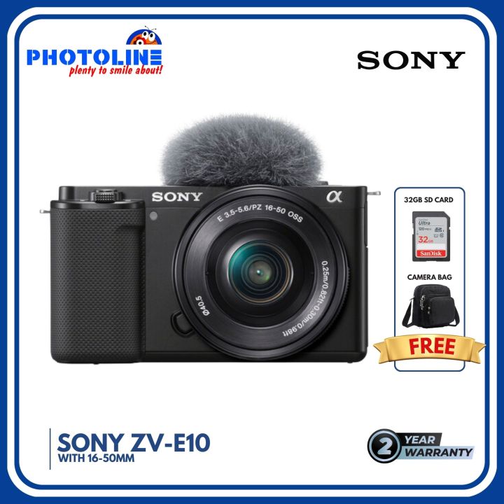 Sony Zv1 Sony ZV-E10 Mirrorless Camera With 16-50mm Lens
