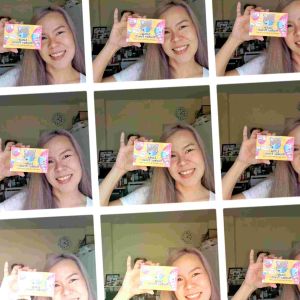 30ชิ้น แผ่นหอมติดแมส สติ๊กเกอร์หอมติดแมส สติ๊กเกอร์ติดแมส แผ่นหอมบรรเทาหวัด แผ่นหอมติดแมสรูปหมี แผ่นหมีหอม Little Sticker Fresh