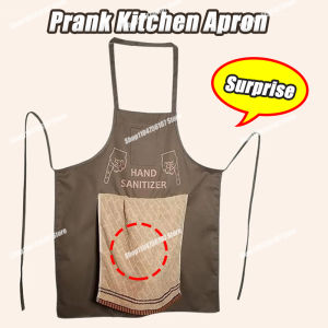 Chefs Funny Prank Creative Kitchen Aprons Womens Mens Cooking Sleeveless Fun Hidden Surprise Towel Aprons Home Special Gifts2026