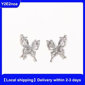 【Local shipping】 2pcs Rhinestone Decor For Clip On Earbuds Open Ear Decorative Zirconia Earphone Accessories Removeable DIY Earphone Decoration