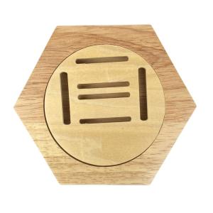 Decorative Medal Display Frame in Hexagonal Honeycomb Pattern for Wall Art and Trophy Showcase