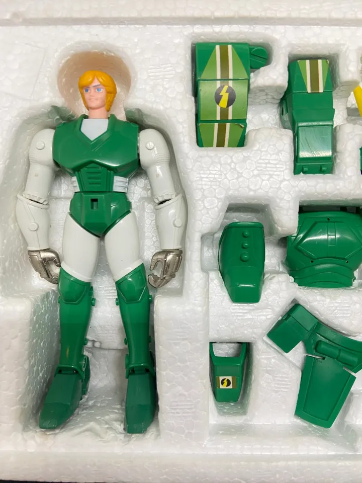 Figurine Takara Yoroiden Samurai Troopers – Rajura, 1988, Vintage Japon