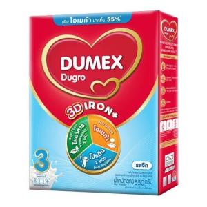 โฉมใหม่ !! Dumex Dugro 3 550g ดูแมคส์ ดูโกร สูตร 3 ขนาด 550 กรัม ซองแบ่ง