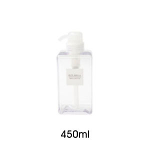 TX[Free Ship]250/450/650ml Empty Plastic Pump Bottles Dispenser 250ml/450ml/650ml Refillable Liquid Lotion Shampoo Bottles with Pumping Head Transparent