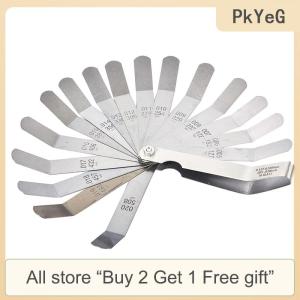 [COD] PkYeG Tool 16 Blades Feeler Gauge Metric Gap Filler 0.127-0.508mm Valve Gage Measurment