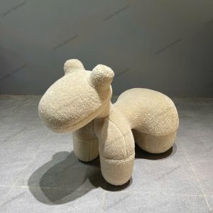 Ghế thư giãn decor Ngựa Pony Chair nhập khẩu ghế lười PONNY Miniature 110cm mút cao su khung sắt Xù