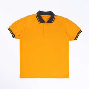 Baju Polo Kerah Kombinasi List Lengan Pendek Shirt Polo Basic Kaos Kerah Pria Wanita Dewasa Kancing Depan