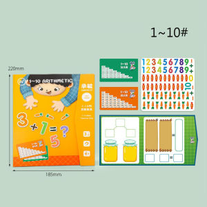 Buku Belajar Berhitung Perkalian Angka 1-20 Counting Teaching Aid | Wipe and Clean | BUKU SD Mainan Edukasi Magnet Belajar Berhitung Cepat Anak