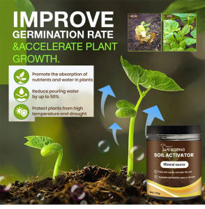 【Enhances Plant Growth Rapidly】Soil Activator For Improved Soil Health Lush Gardens Soil Activator Plant Growth Soil Conditioner