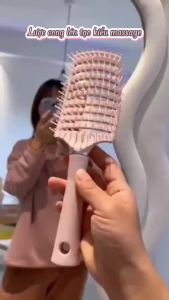 Lược Chải Tóc Đệm Khí Massage Da Đầu Lược Gỡ Rối Tạo Kiểu Làm Phồng Tóc Bán Nguyệt