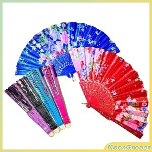 M.G. Silk Foldable Fan Hand Fan Chinese Classical Fans Gift