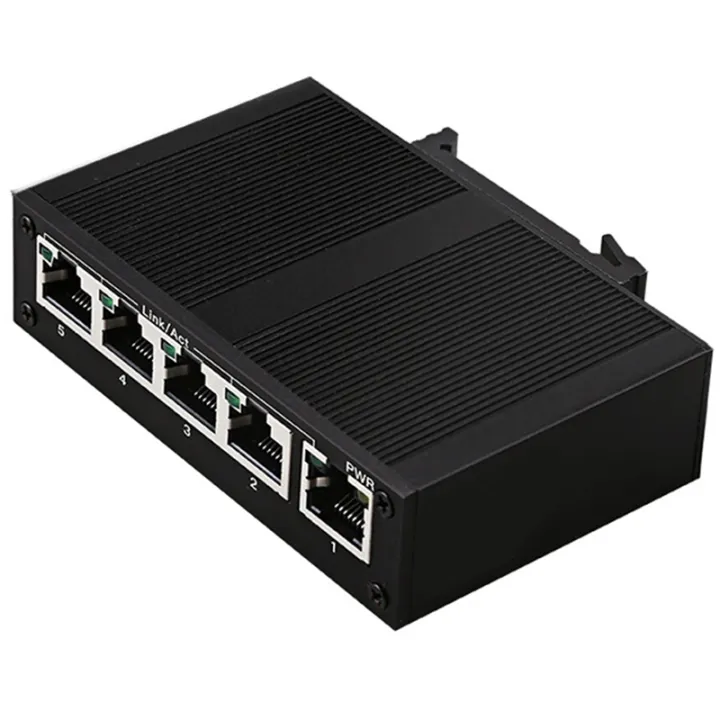 Netowkr Component Switch H1(DXCP) 5 Port 100Mbps Network Switch Ethernet Industrial Grade Switch ...