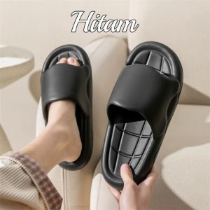 Sandal Slop Pria Karet Casual Elegan Dewasa Cowok Empuk EVA Sendal Pria Rumah Murah Premium Anti Slip Slipper