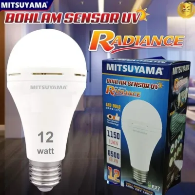 Lampu LED Sensor Cahaya 12W 9W Mitsuyama / Lampu Sensor Cahaya 9W - 12W / Led Sensor 9W - 12W