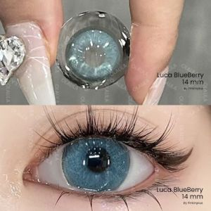 Softlens My Luca Warna Biru Blueberry Natural Lens / Softlens My Luca Natural Lens by Pinkinsoftlens