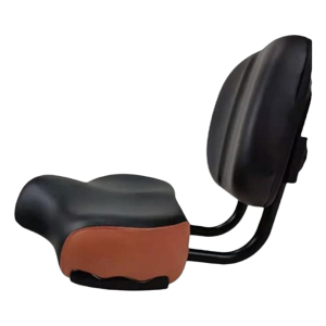 HIV00 Wide Bike Seat Comfortable Cushion With Backrest Bicycle Wide Saddle Large Adjustable Height Exercise Bike Seat Spinning Bikes
