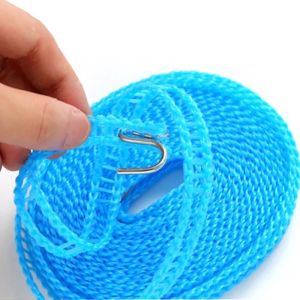 Dây Phơi Quần Áo Phơi Đồ Thông Minh Dài 5m Chất Liệu Nylon Chất Lượng Cao Có 2 Đầu Móc Treo Thép Không Rỉ Siêu Bền