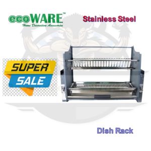 ECOWARE UP & DOWN STORAGE KIT ELEVATOR WITH DISH RACK 600MM/800MM/900MM