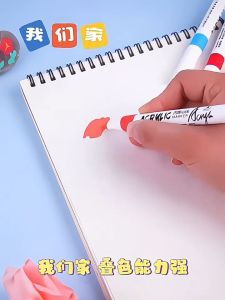 🎨 12 Colors Acrylic Markers Set  Cute DIY Painting Pen  Smooth Art Marker for Paper Glass Stone Wood l Kids Art Craft