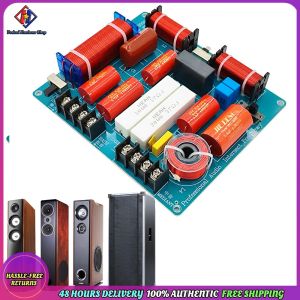 Vodool Professional Speaker Frequency Divider Adjustable High Middle Low Sound Splitter High Power Audio Crossover for KTV Stage Home Theater
