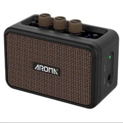 Aroma AG-04 Mini Portable Electric Guitar Amplifier with Bluetooth Connection