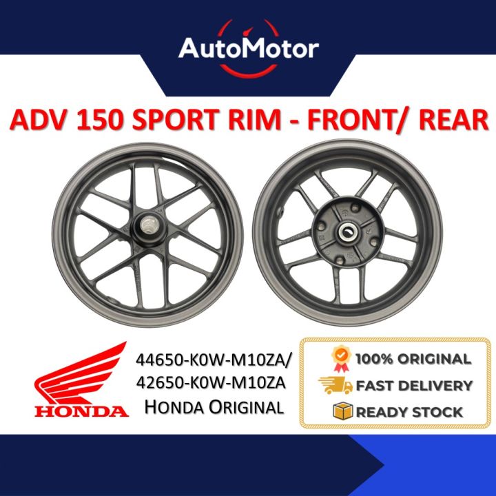 100% ORIGINAL HONDA ADV150 SPORT RIM WHEEL ADV 150 BLACK 44650-K0W ...