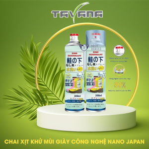 Bình xịt khử mùi hôi của giày lưu hương thơm công nghệ Bạc ion kháng khuẩn XIMO 300ml