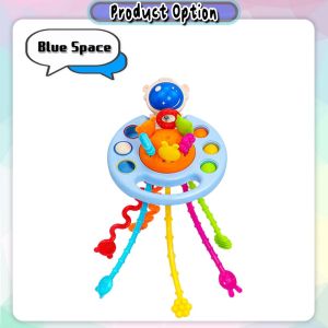 [Little B House] Baby Swan Sensory Montessori Pull Ropes Activity Silicone Teething Toy 益智玩具抽抽乐 Mainan Montessori -BT391