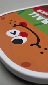 Family Cartoon Pickleball Paddle Set 2 Rackets 4 Balls Carry Bag Lightweight Casual Outdoors Play