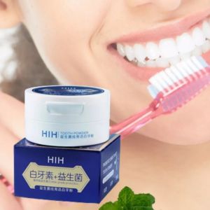 [HCM] Bột trắng răng men vi sinh Brightening HIH khử hôi miệng hộp 50g -Cozy520