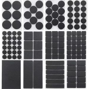 Non-slip Self Adhesive Furniture Rubber Table Chair Feet Pads Round Square Sofa Chair Leg Sticky Pad Floor Protectors Mat