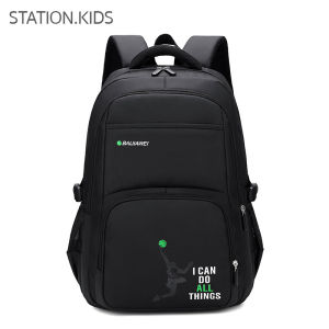 นักเรียนมัธยมต้นชั้นประถมศึกษาปีที่ 5-6 กระเป๋าเดินทาง เป้สีดำใบใหญ่ พร้อมส่ง💯