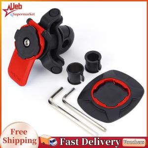 [Ueb]Motorcycle Mirror Mount Shockproof Motorcycle Phone Holder with Quick Release Clip Rearview Phone Holder for Riding Cycling for Navigation Biking