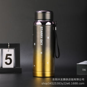 Termos Stainless Premium Panas Dingin 800ML - Termos Batik Vacuum Flask Travel 608 - CTSHOP