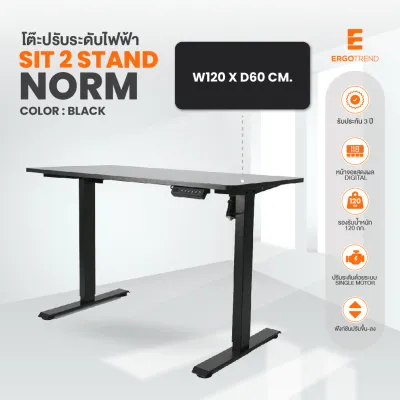 Ergotrend โต๊ะไฟฟ้า ยืน-นั่งทำงาน รุ่น Sit 2 Stand Norm