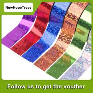 NewHopeTreee เทปฟอยล์เลเซอร์กระดาษกาวเครื่องเขียนแบบทำมืออัลบัมภาพอัลบั้มตกแต่งเทป