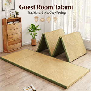 Japanese Tatami Floor Mat Foldable Mattress Coconut Coir Pad Bed Roll for Nap Floor Sleeping Pad Bay Window Cushion
