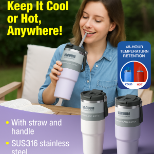 Portable Cup Vacuum Cup Insulated Cup Stainless Steel Cup  Large Capacity Cup Car Cup Travel Cup Bar Cup Ice Cup Cold Drink Cup 304 Stainless Cup Food Grade PP Cup Handle Cup Straw Cup Thermal Cup Leakproof Cup Outdoor Cup Sport Cup Office Cup