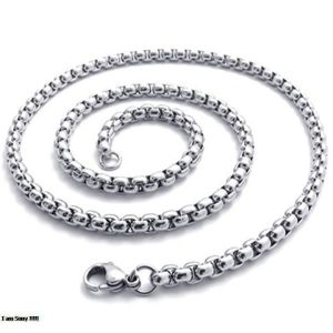 Dây chuyền nam inox xích trơn 2mm đẹp bảo hành không đen