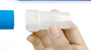 ข้อต่อพลาสติกสำหรับต่อกับPEAK FLOW METER (อะไหล่) อุปกรณ์ข้อต่อทดสอบสมรรถภาพปอด