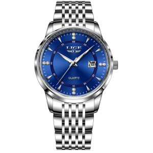 LIGE 2024 Top Luxury Mens Watch Luminous Leisure Sports Waterproof Mens Original Quartz Watch