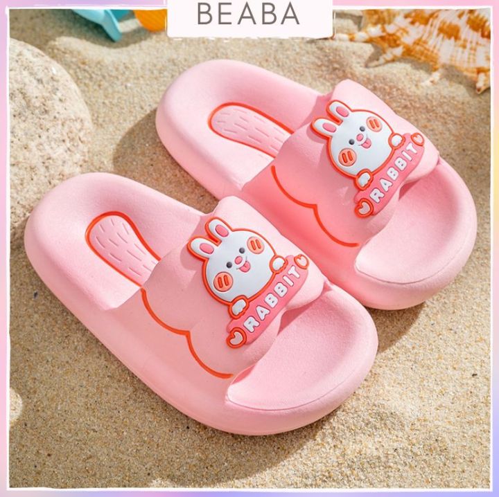 BEABA BABIES Comfortable Rubber Soft Sole Slippers for Kids girls