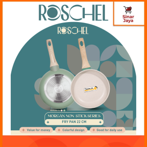 ROSCHEL Morgan Series Fry Pan Ceramic Greblon C2 (Anti Lengket Induksi)