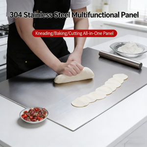 304 Stainless Steel Chopping Board Cutting Board For Kitchen Chopping Block Dough Pastry Board Vegetable Cutting Board